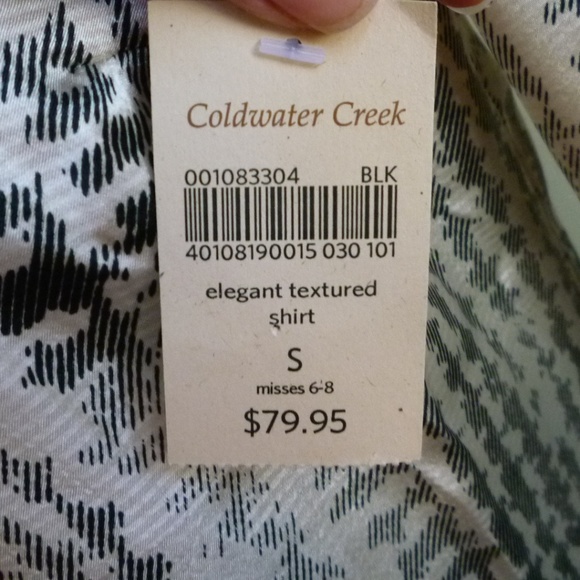 Coldwater Creek – Elegant Textured Blouse - Picture 5 of 8